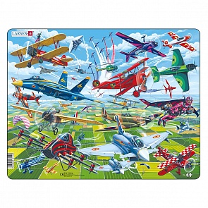 Пазл Самолеты 64 элемента (Larsen, PG4)